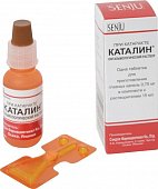 Каталин, таблетки для приготовления глазных капель 0,75мг, 1 шт в комплекте с растворителем, Sandzu Pharmaceutical Co